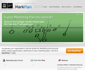 mark-plan.com: MLC MarkPlan™
MarkPlan is a software suite that builds strategic, actionable, and impactful marketing plans that fit your organization