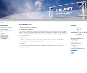visioneering-academy.com: Herzlich Willkommen — VISIONEERING - SKYTREND
Visionen entwickeln und umsetzen
