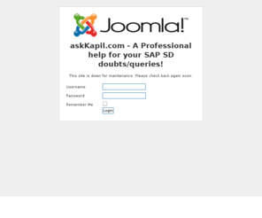 askkapil.com: askKapil.com - A Professional help for your SAP SD doubts/queries!
www.AskKapil.com - A Professional help for your SAP Consulting Needs!