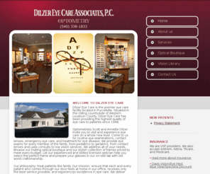 dilzereyecare.com: Optometry Services Purcellville, VA | Eye Doctor | Loudoun County
Dilzer Eye Care is the premier eye care facility located in Purcellville, VA in Western Loudoun County.