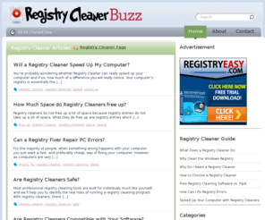 registrycleanerbuzz.com: Registry Cleaner Review
Read about the benefits and risks of registry cleaners. Registry cleaner reviews for beginners.