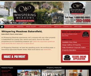 whisperingmeadows.com: Whispering Meadows Bakersfield California Apartments
Looking for an apartment in Bakersfield? Whispering Meadows in Bakersfield California has Bakersfield's finest rental value.