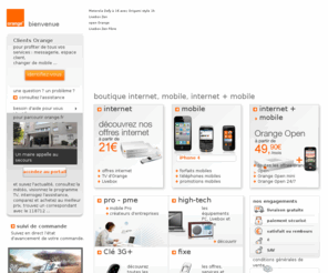 acte-bio.com: Orange : téléphones, forfaits, Internet, actualité, sport, video
Orange vous présente ses offres de téléphones portables, de forfaits mobiles et internet. 
Retrouvez aussi la messagerie, l'actualité, le sport, la video sur le portail Orange 