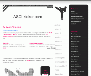 asciikicker.com: Weird Maker - Msn Letters - myspace generators - Weirdmaker296 asciikicker.com: Weird Maker - Msn Letters - myspace generators - Weirdmaker296