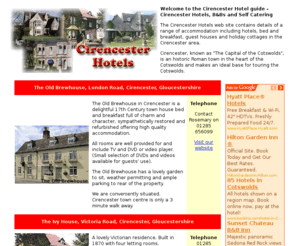 cirencesterhotels.com: Cirencester Hotels, Cirencester Bed and Breakfast, Cirencester Guest Houses and Cirencester Holiday Accomodation
Cirencester Accommodation - Cirencester Hotels, Cirencester Bed and Breakfast, Cirencester Guest Houses and Cirencester Holiday Accomodation