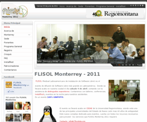 flisolmty.info: FLISOL Monterrey - 2011
FLISOL Monterrey - Festival Latinoamericano de Instalacion de Software Libre