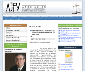 ajfv.es: Asociación de Jueces Francisco de Vitoria
Asociación de Jueces Francisco de Vitoria