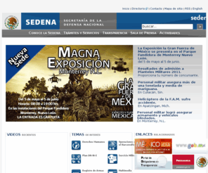 sedena.gob.mx: Secretaría de la Defensa Nacional | sedena.gob.mx
Portal de la Secretaría de la Defensa Nacional - Gobierno Federal - México