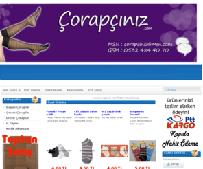 corapciniz.com: Anasayfa - Corapciniz.com- Toptan Ucuz Çorap
toptan ucuz çorap ihracat fazlası parti malı tezgah pazar kalite yazlık kışlık merserize çorap corap patik soket tenis havlu çorap bay bayan çocuk corap merserize kalite çorap