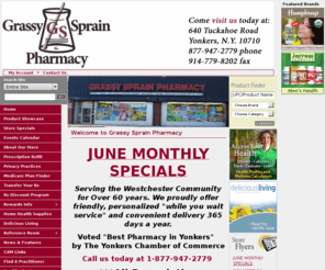 grassysprainpharmacy.com: Grassy Sprain Pharmacy
Grassy Sprain Pharmacy, voted Best Pharmacy in Yonkers by the Yonkers Chamber of Commerce, has been servicing our area for over 60 years.