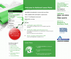 nationaleaseplans.com: Specialists in Residential & Commercial Lease Plans | National Lease Plans - Professional Land Registration Act 2002 Compliant Measured Surveys & Premises Plans Nationwide
National Lease Plans are specialists in the production of Land Registration Act 2002 compliant residential, domestic and commercial lease plans, measured surveys, premises plans, licensing plans, surveyors plans and architects plans nationwide