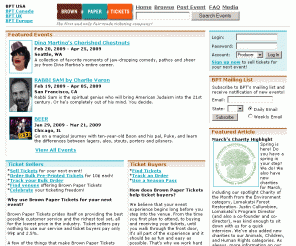 brownpapertickets.com: Brown Paper Tickets - The first and only fair-trade ticketing company!
Brown Paper Tickets - The first and only fair-trade ticketing company!