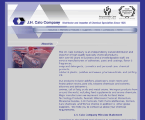 jhcalo.com: Welcome to JH Calo
Distributor and Importer of Specialty Chemicals