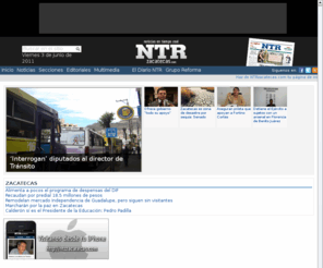 noticiasentiemporeal.com: NTRzacatecas.com - Noticias de Zacatecas en tiempo real
Noticias en tiempo real desde Zacatecas México