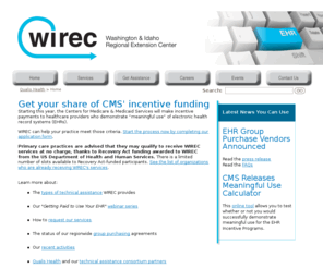 wirecqh.org: WIREC | Washington & Idaho Regional Extension Center for HIT
An overview of the Washington and Idaho Regional Extension Center for HIT (WIREC). 