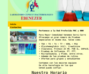 laboratorioclinicoebenezer.com: Laboratorio Clínico Ebenezer- Aguadilla, Puerto Rico
Laboratorio Clínico Ebenezer, Ofrecemos un gran número de pruebas especiales el mismo día.,Laboratorio Clínico Ebenezer, Ofrecemos un gran número de pruebas especiales el mismo día.