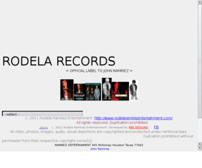 rodelarecords.com: Rodela Records
Official John Ramirez Label