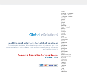 translationservicesmalaysia.com: Multilingual Translation and Localisation Services - Documentation Software Multimedia Publications
Professional multilingual translation services, offering software localisation, documentation and multimedia translation, with offices in Kuala Lumpur, Malaysia, Melbourne, Australia, and Raleigh.