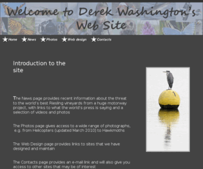 washingtond.net: Derek Washington's web site
Derek Washington's web site