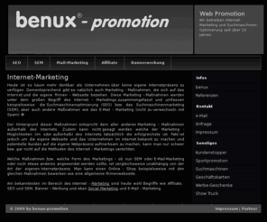 benux-promotion.de: benux-promotion Internetmarketing und SEO-Service
description