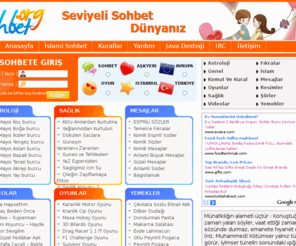 sohbet.org: Sohbet.org - En Değişik Sohbet Odaları
Sohbet.ORG - 12 yıldır SOHBET ve CHAT hizmeti veren, türkiyede sohbet siteleri içinde en kaliteli, sohbet, chat ve muhabbet, sitesidir.