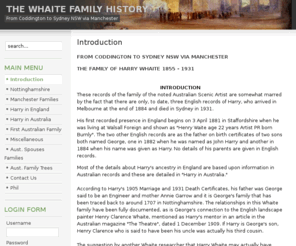 whaitefamily.com: Welcome to the Frontpage
The history of the Whaite Family