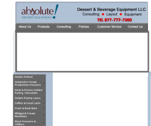 absolutedessert.com: Welcome To Absolute Dessert & Beverage Equipment Your Source for Gelato/Ice Cream, Pastry & Espresso Industry
