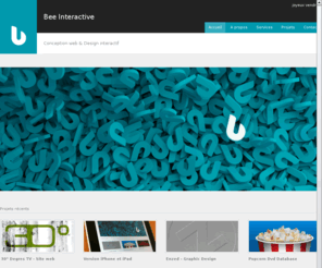 bee-interactive.ch: Bee Interactive - Yves Engetschwiler
Bee Interactive est une entreprise qui réalise des sites web, des interfaces dynamiques et interactives de gestion de contenu web.
