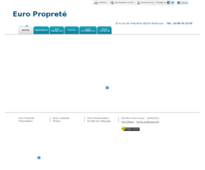 euro-proprete.com: Société de nettoyage - Euro Propreté à Mulhouse
Euro Propreté - Société de nettoyage situé à Mulhouse vous accueille sur son site à Mulhouse