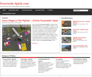 feuerwehrspiele.com: Feuerwehr Spiele Kostenlos Online
Feuerwehr Spiele kostenlos online spielen! Hier findest du Feuerwehrspiele, Manager Spiele, Feuerwehr-Online-Spiele und Spiele-Links