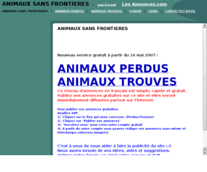 gargia.com: ANIMAUX SANS FRONTIERES
ANIMAUX SANS FRONTIERES