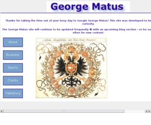 nutribean.com: George Matus
George Matus