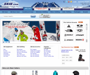 skis.com: Skis | Ski Boots | Ski Jackets - The Ultimate Online Ski Shop
Guaranteed Lowest Prices on skis, ski boots, ski jackets and more. North Face, Rossignol, Salomon, Spyder, Volkl, Tecnica & more.