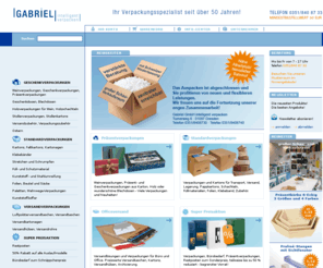 verpackungen-gabriel.com: Verpackungen, Geschenkverpackungen, Weinverpackungen, Transportverpackungen - Der Online Shop
Der Online Shop für individuelle Geschenkverpackungen, Weinverpackungen, Versandlösungen, Verpackungszubehör und Sonderlösungen für Fir