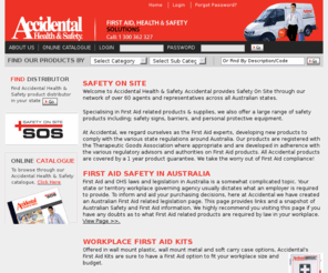 accidental.com.au: First Aid Kits & Supplies - Accidental Health & Safety Pty Ltd
Specialising in First Aid related products & supplies, Accidental Health & Safety. Australian wide First Aid distribution network.