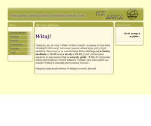 arkagliwice.org: Kościół Zielonoświątkowy: zbór ARKA w Gliwicach
Informacje, aktualności, ogłoszenia, kazania, multimedia, kontakt - KZ Arka w Gliwicach