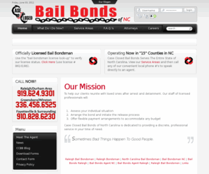 caseclosedbailbonds.com: Raleigh Bail Bondsman North Carolina Bonds Agent NC Bail Bondsmen | NC Bail Bondsman | Case Closed Bail Bond
Offering Raleigh Bail Bondsman, Raleigh Bondsman, North Carolina Bail Bondsman, Bail Bonds Agent NC, Bail Bonds Agent Raleigh, Raleigh Bail Bondsmen and More!