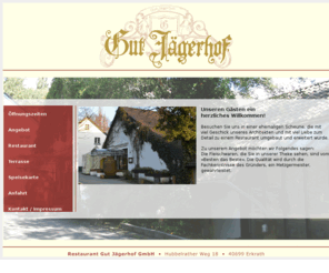 gut-jaegerhof.de: Home | Restaurant Gut Jägerhof - Herzlich Willkommen
