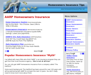 homeownersinsurancetips.net: AARP Homeowners Insurance
What You Need To Know About AARP. Advantages and Disadvantages.
