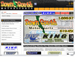 kingshocksoffroad.org: King Shock,Fox Shox,Bilstein Shock,Air Shocks,Race Shocks, Off Road
King Off Road Shocks are the best for Off Road. King coilover Shocks  and King Bypass shocks are Great for Long Travel Sand Cars.