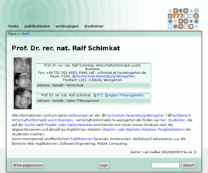 schimkat.org: start    [prof. dr. ralf schimkat]
