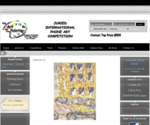 theartpalette.com: the Art Palette
Home of the first juried international iPhone and Smart Phone art contest.
