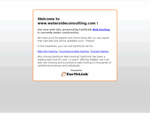 watersideconsulting.com: Web hosting services by EarthLink Web Hosting
Currently no public web site at this web address.