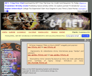 filety.net: Filety on-line & 64NET :: Magazyn o scenie komputera Commodore 64 ::
Strona o scenie komputera Commodore 64.