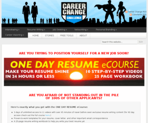 onedayresume.com: One Day Resume | Career Change Challenge with Jullien Gordon
