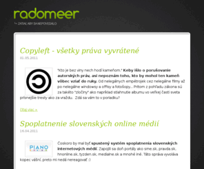 radomeer.sk: radomeer.sk
