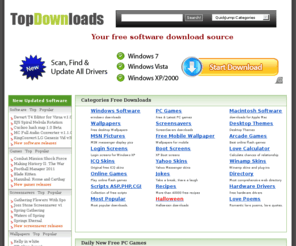 topdownloads.net: TopDownloads download freeware and shareware software programs, fully reviewed and rated.
Download freeware and shareware programs, fully reviewed and rated  by our staff, and user opinions