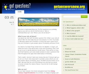 getanswersnow.org: Get Answers | Jesus & Christianity
Get Answers Now | Jesus & Christianity - A safe place to get answers about Christiany and Jesus Christ