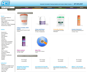 rcsna.com: RCS
RCS provides high-quality cleaning and safety products formulated for digital, construction , industrial and safety applications.