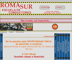 romasurconductores.com: ROMASUR :: Escuela de conductores
Academia de conductores de la ciudad de Rosario con mas de 14 años